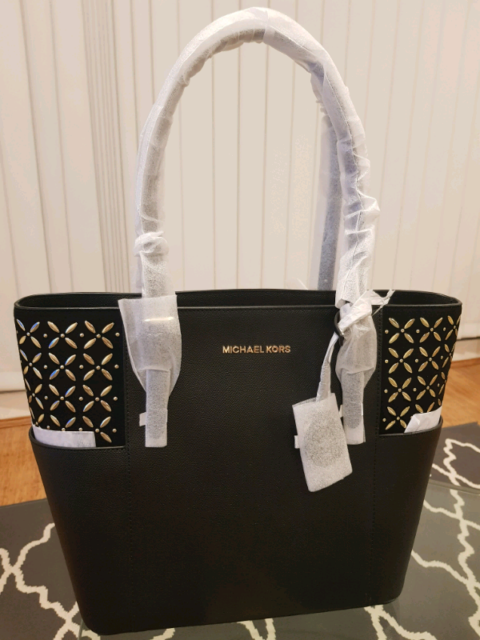 michael kors suede jet set travel tote